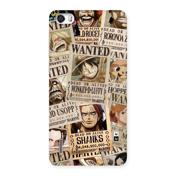 One Piece Most Wanted Back Case for Honor 6