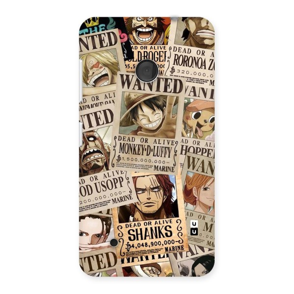 One Piece Most Wanted Back Case for Lumia 530