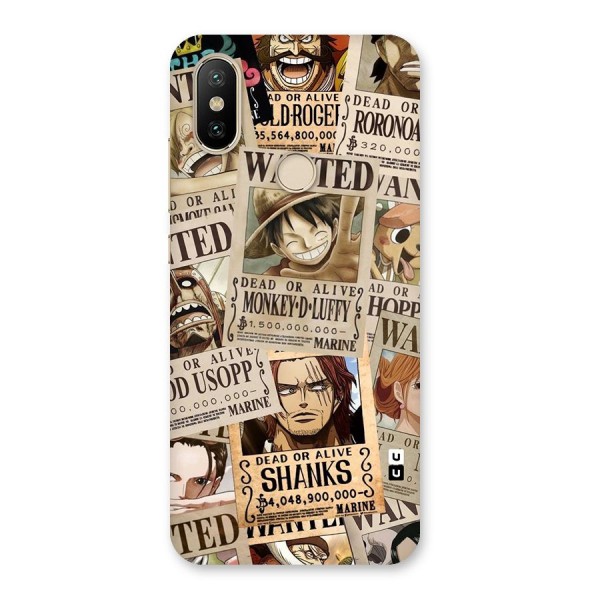 One Piece Most Wanted Back Case for Mi A2