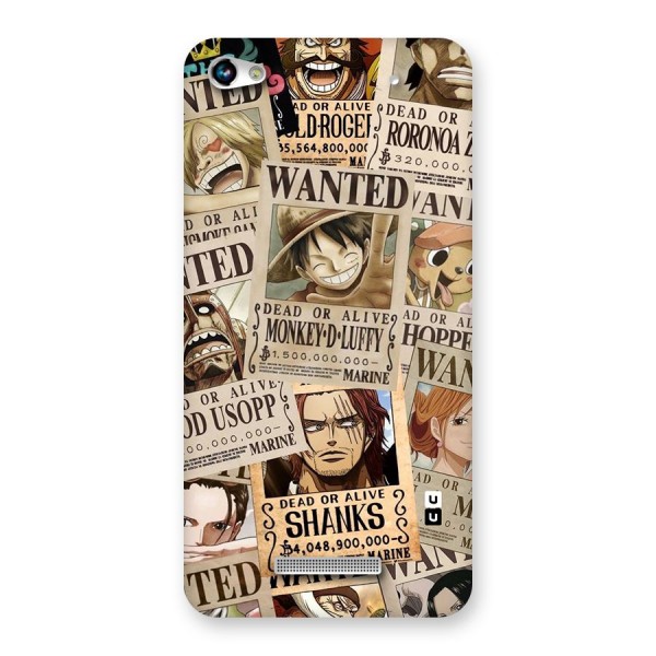 One Piece Most Wanted Back Case for Micromax Hue 2