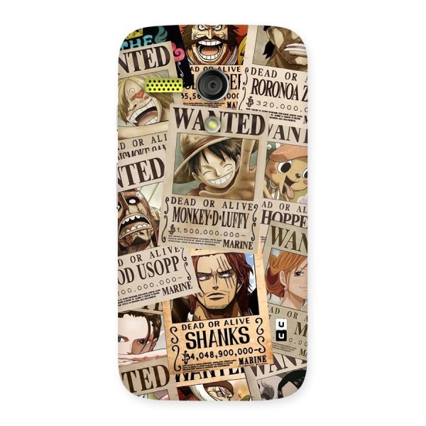 One Piece Most Wanted Back Case for Moto G