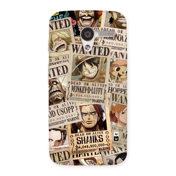 One Piece Most Wanted Back Case for Moto X