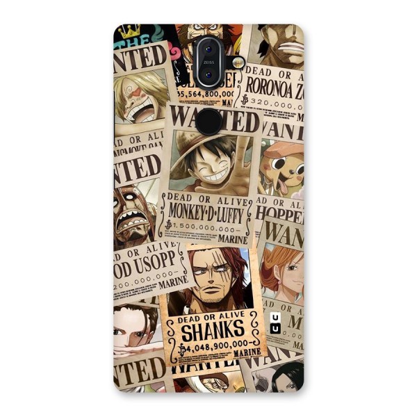 One Piece Most Wanted Back Case for Nokia 8 Sirocco