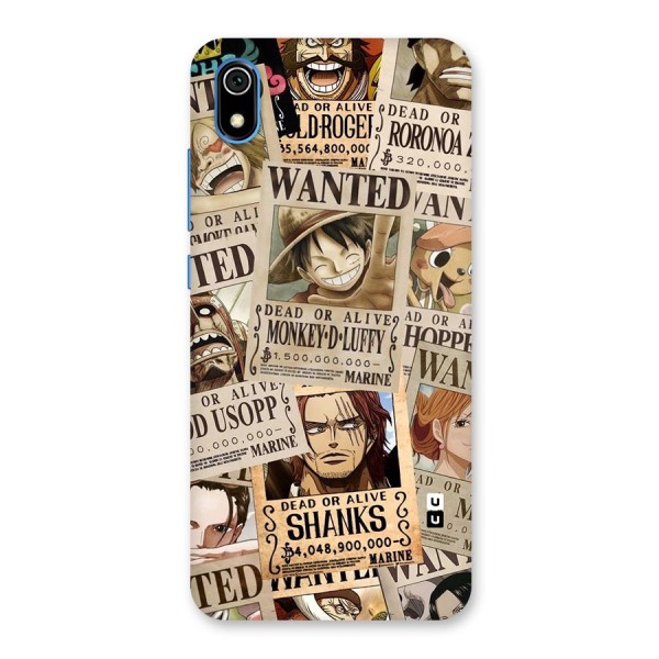 One Piece Most Wanted Back Case for Redmi 7A