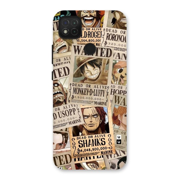 One Piece Most Wanted Back Case for Redmi 9C