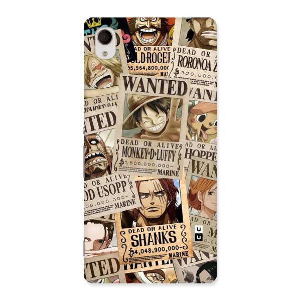 One Piece Most Wanted Back Case for Sony Xperia M4