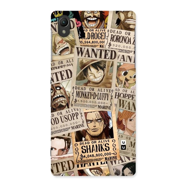 One Piece Most Wanted Back Case for Sony Xperia Z2
