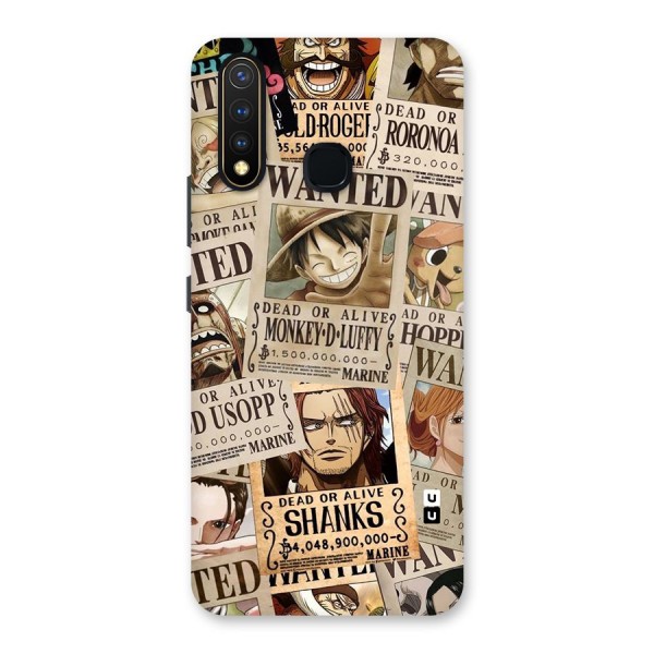 One Piece Most Wanted Back Case for Vivo Y19