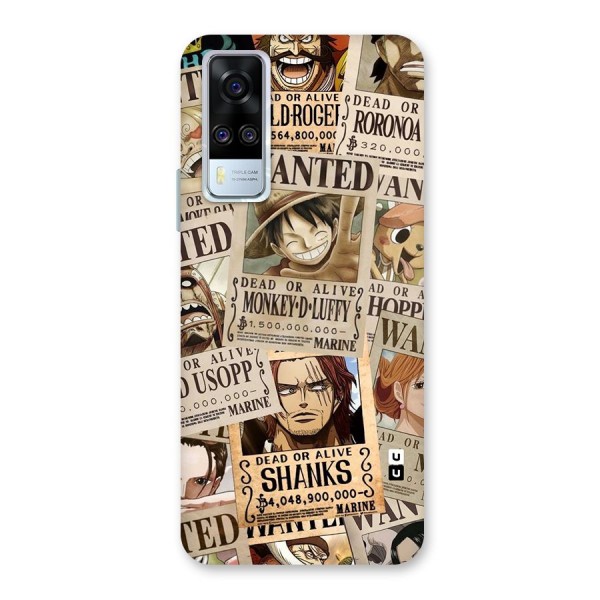 One Piece Most Wanted Back Case for Vivo Y31