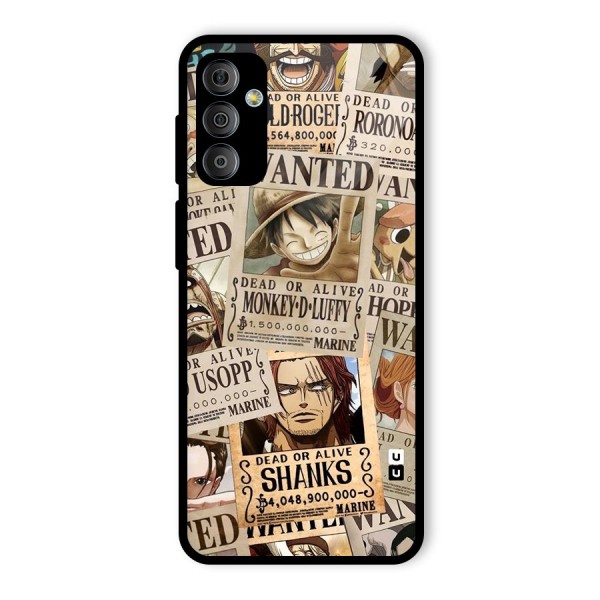 One Piece Most Wanted Glass Back Case for Galaxy F23