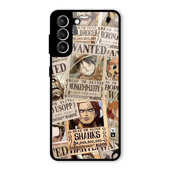 One Piece Most Wanted Glass Back Case for Galaxy S21 5G