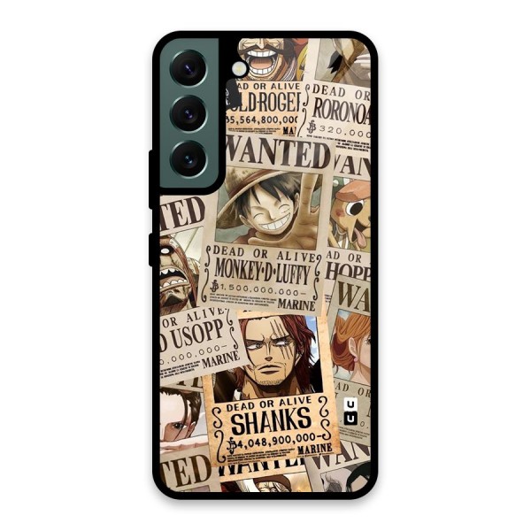 One Piece Most Wanted Glass Back Case for Galaxy S22 5G