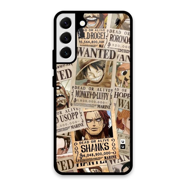 One Piece Most Wanted Glass Back Case for Galaxy S22 Plus 5G