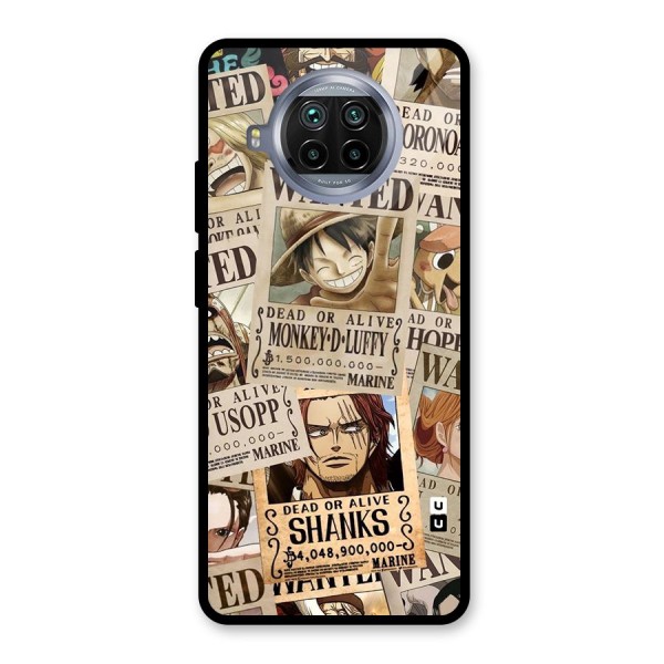 One Piece Most Wanted Glass Back Case for Mi 10i