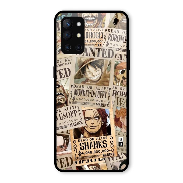 One Piece Most Wanted Glass Back Case for OnePlus 9R