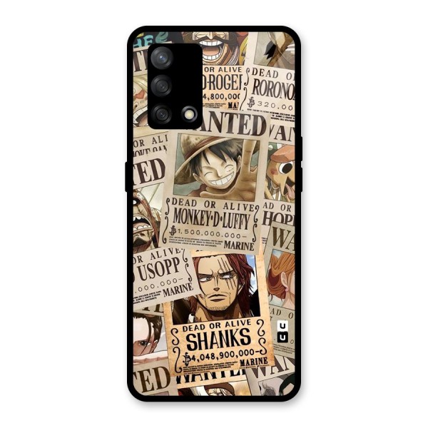 One Piece Most Wanted Glass Back Case for Oppo F19