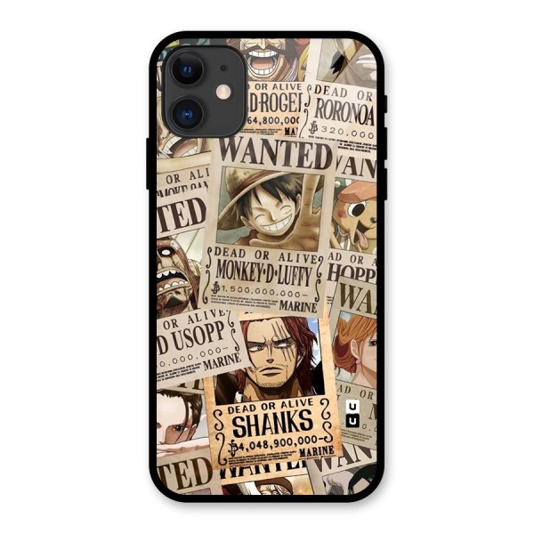 One Piece Most Wanted Glass Back Case for iPhone 11