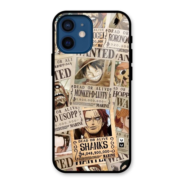 One Piece Most Wanted Glass Back Case for iPhone 12 Mini