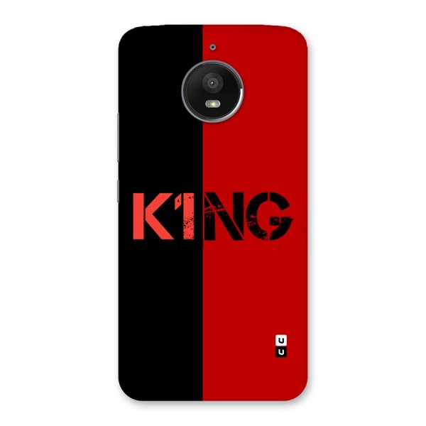 Only King Back Case for Moto E4 Plus