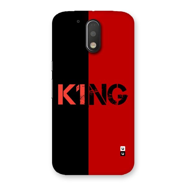 Only King Back Case for Moto G4