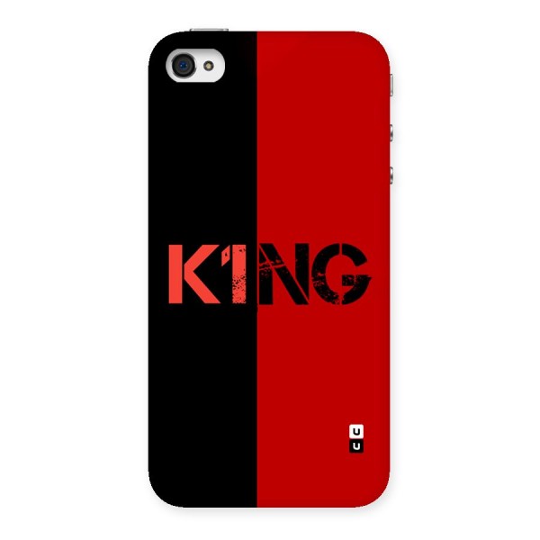 Only King Back Case for iPhone 4 4s