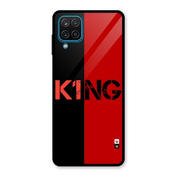 Only King Glass Back Case for Galaxy A12