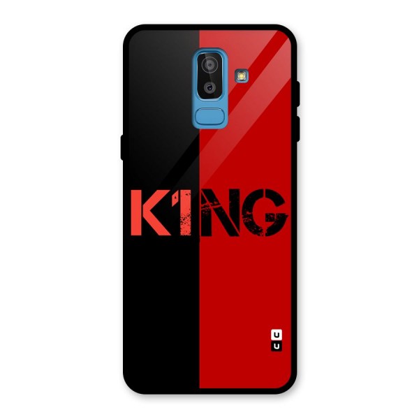 Only King Glass Back Case for Galaxy J8