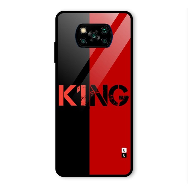 Only King Glass Back Case for Poco X3 Pro