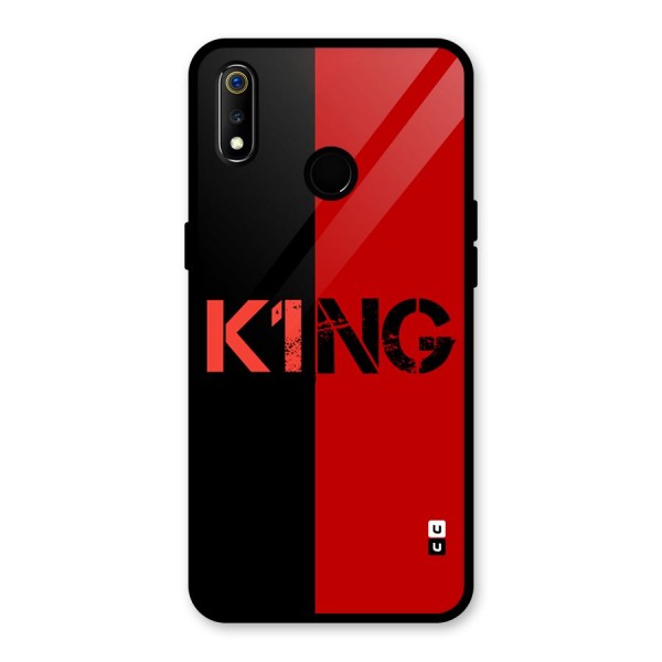 Only King Glass Back Case for Realme 3