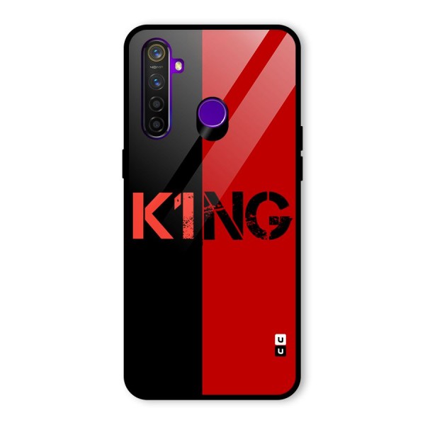 Only King Glass Back Case for Realme 5 Pro