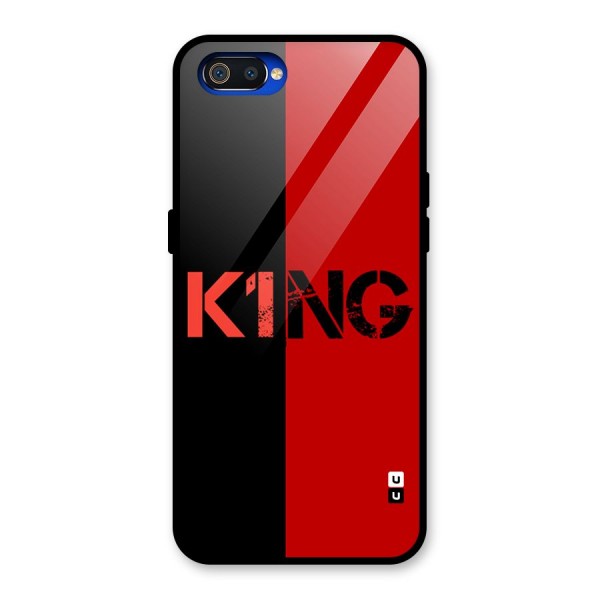 Only King Glass Back Case for Realme C2