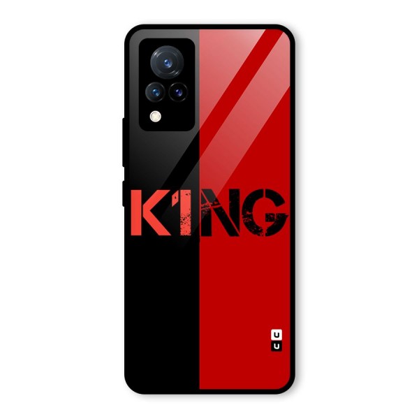 Only King Glass Back Case for Vivo V21 5G