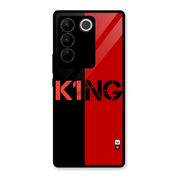 Only King Glass Back Case for Vivo V27 Pro