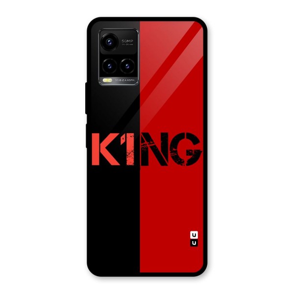 Only King Glass Back Case for Vivo Y21G