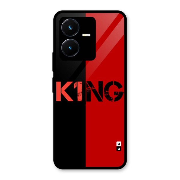 Only King Glass Back Case for Vivo Y22