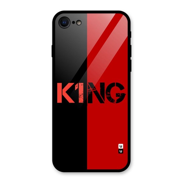 Only King Glass Back Case for iPhone 8