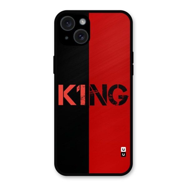 Only King Metal Back Case for iPhone 15 Plus