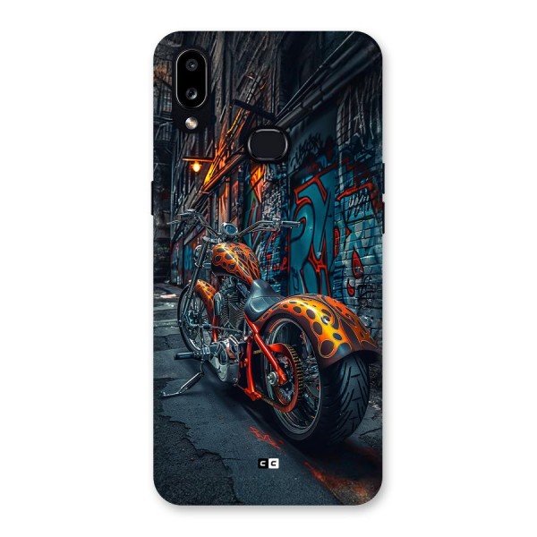 Orange Fatbike Back Case for Galaxy A10s