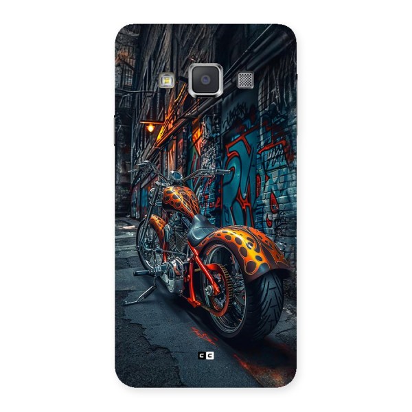 Orange Fatbike Back Case for Galaxy A3