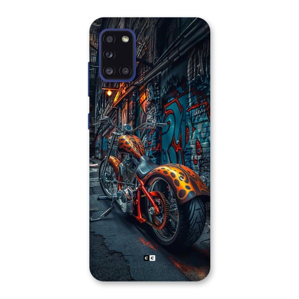 Orange Fatbike Back Case for Galaxy A31