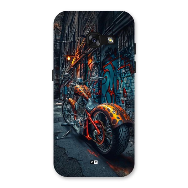 Orange Fatbike Back Case for Galaxy A3 (2017)