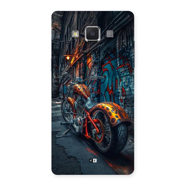 Orange Fatbike Back Case for Galaxy A5