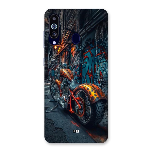 Orange Fatbike Back Case for Galaxy A60