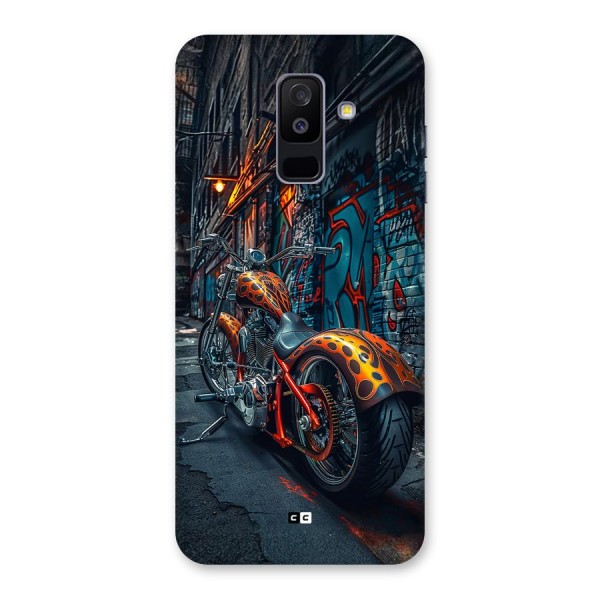 Orange Fatbike Back Case for Galaxy A6 Plus