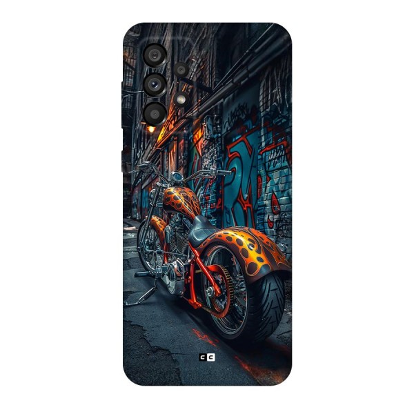 Orange Fatbike Back Case for Galaxy A73 5G