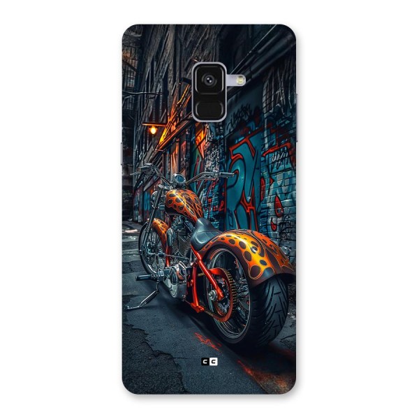 Orange Fatbike Back Case for Galaxy A8 Plus