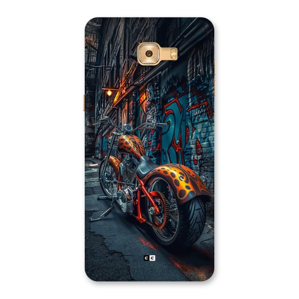 Orange Fatbike Back Case for Galaxy C9 Pro