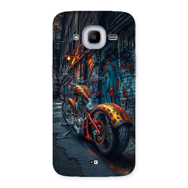 Orange Fatbike Back Case for Galaxy J2 2016