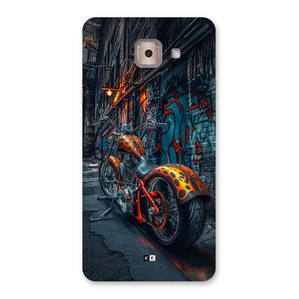 Orange Fatbike Back Case for Galaxy J7 Max