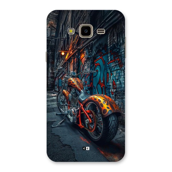 Orange Fatbike Back Case for Galaxy J7 Nxt